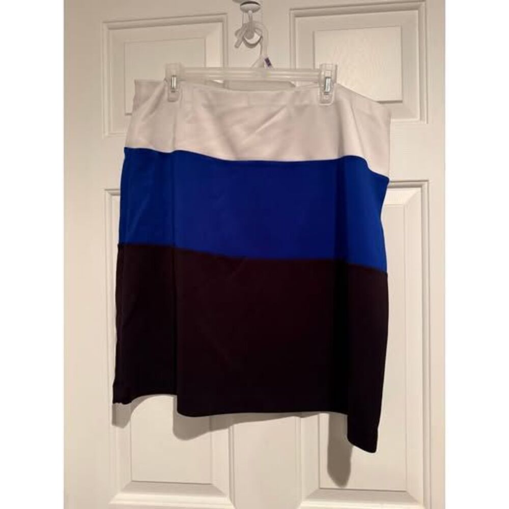 063. Alex and Olivia color block skirt